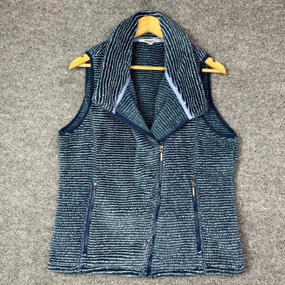 Women's Mountain‎ Khakis Jackson Hole Classic Fit Fleece Vest LARGE blue - Picture 1 of 6
